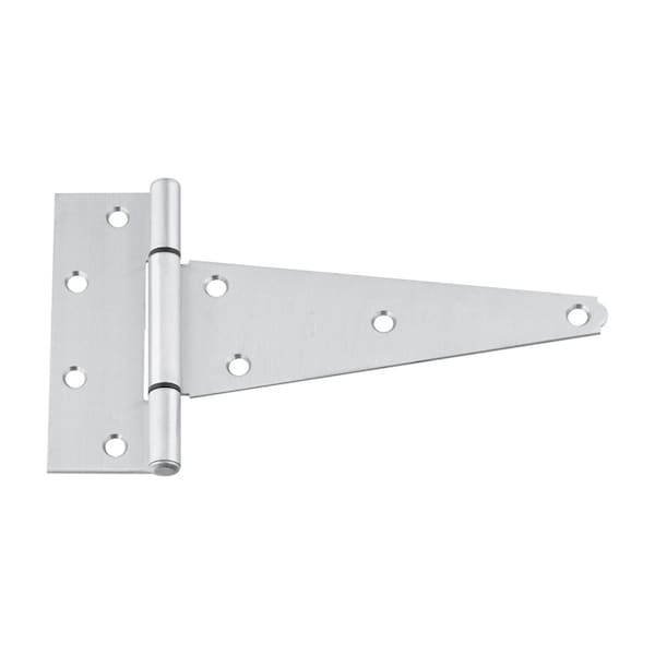 National Hardware National Hardware 8 in. L Stainless Steel Silver Stainless Steel Heavy Duty T Hinge 1 pk N342-527 - main